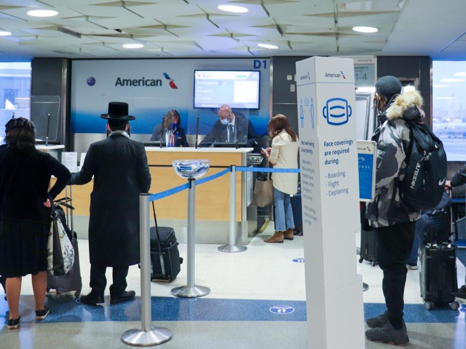 Flying on American Airlines during pandemic