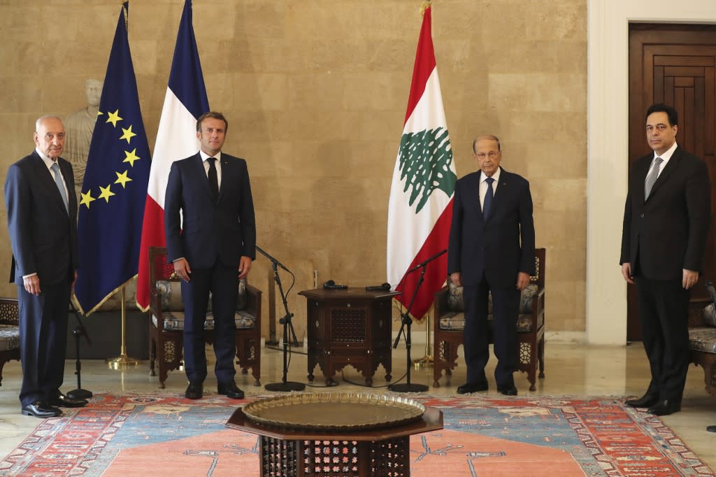 Emmanuel Macron est le premier dirigeant étranger à s'être rendu au Liban après l'explosion qui a ravagé une grosse partie de Beyrouth.