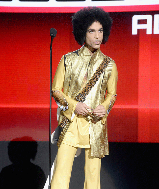 Prince at the AMAs. Photo: Getty