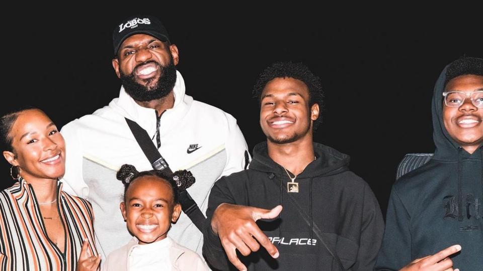 Lebron James and Wife Celebrate Oldest Son Bronny Turning 17