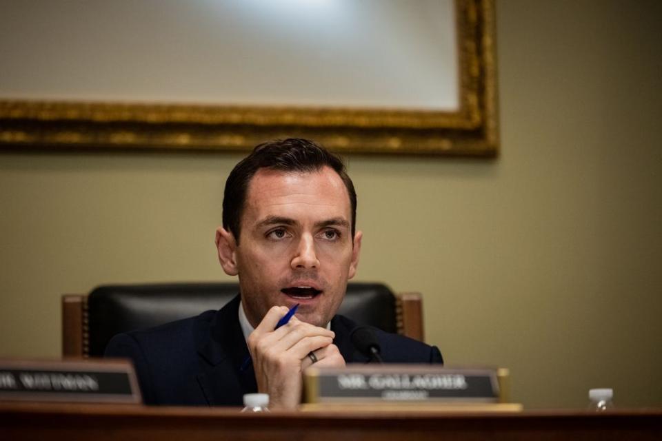 美國共和黨籍眾議員蓋拉格（Mike Gallagher）擔心台海戰爭可能在 2027 年以前爆發。   圖 : 取自蓋拉格（Mike Gallagher）推特