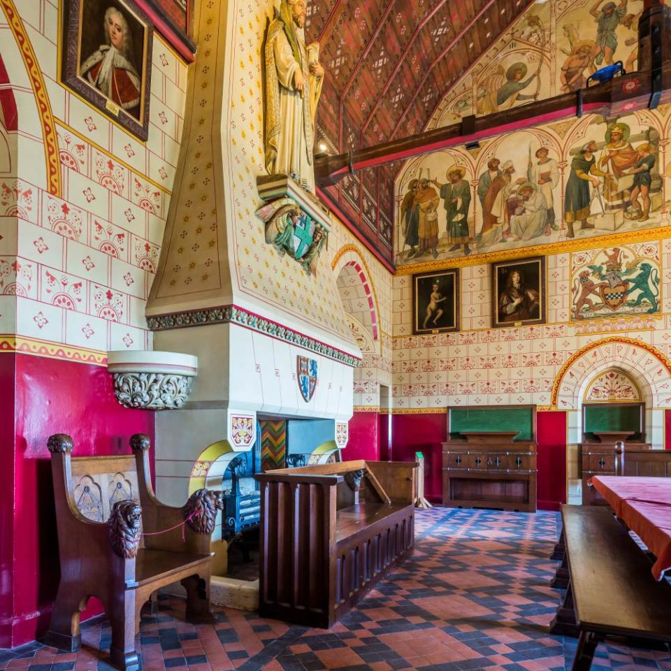 The Banqueting Hall, Castell Coch.