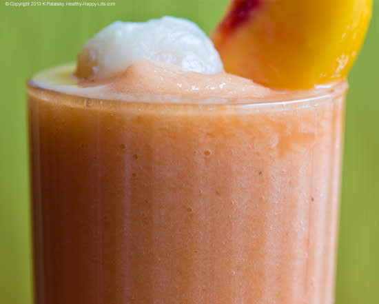 Frozen Peachy Lychee Lime Daiquiri