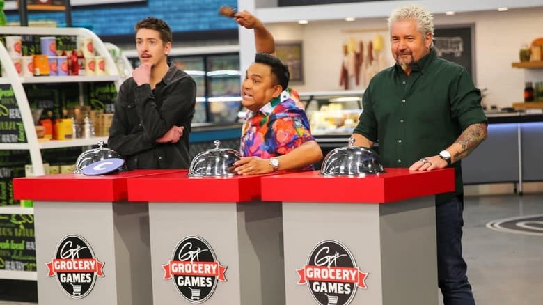 Guy's Grocery Games judges