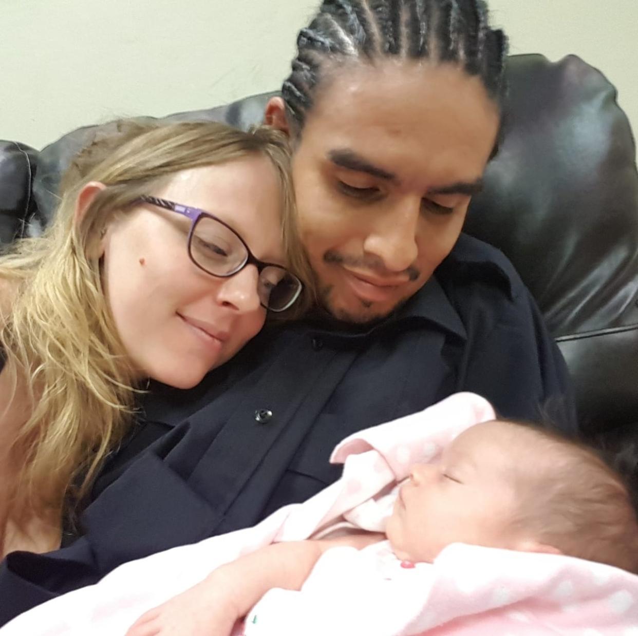 Ronald John Candaele, right, and his wife Melissa Rae Blommaert, left. (Ronald John Candaele/Facebook - image credit)