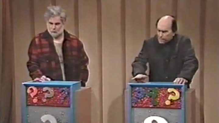 Garth Brooks and Robert Duvall in Saturday Night Live.