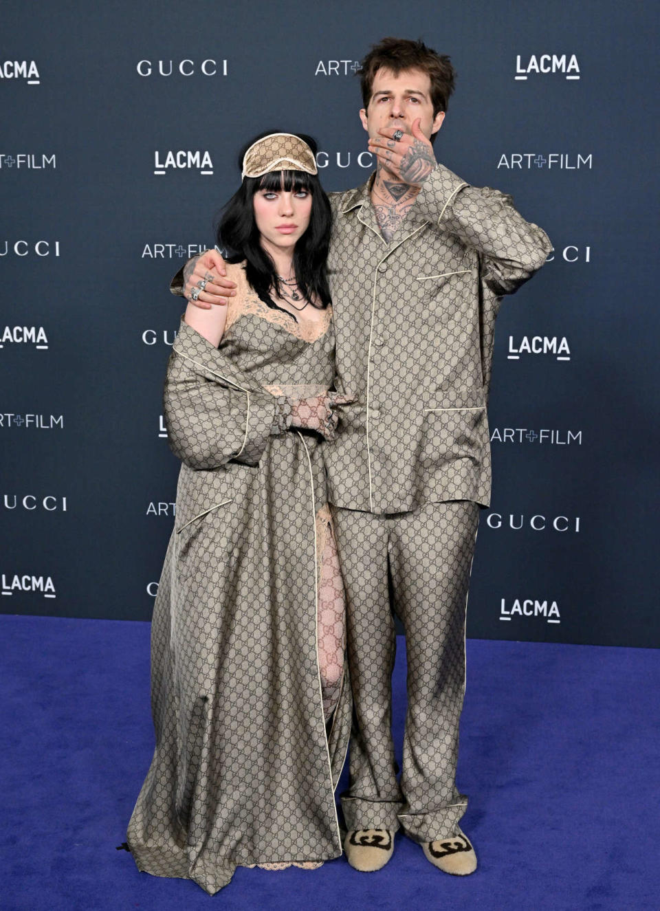 LOS ANGELES, CALIFORNIA - NOVEMBER 05: Billie Eilish and Jesse Rutherford attend the 11th Annual LACMA Art + Film Gala at Los Angeles County Museum of Art on November 05, 2022 in Los Angeles, California. (Photo by Axelle/Bauer-Griffin/FilmMagic)