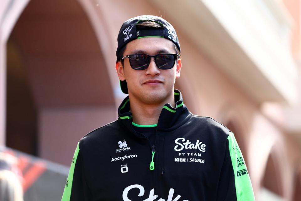 Zhou Guanyu is the first Chinese driver to compete in Formula 1 (Getty Images)