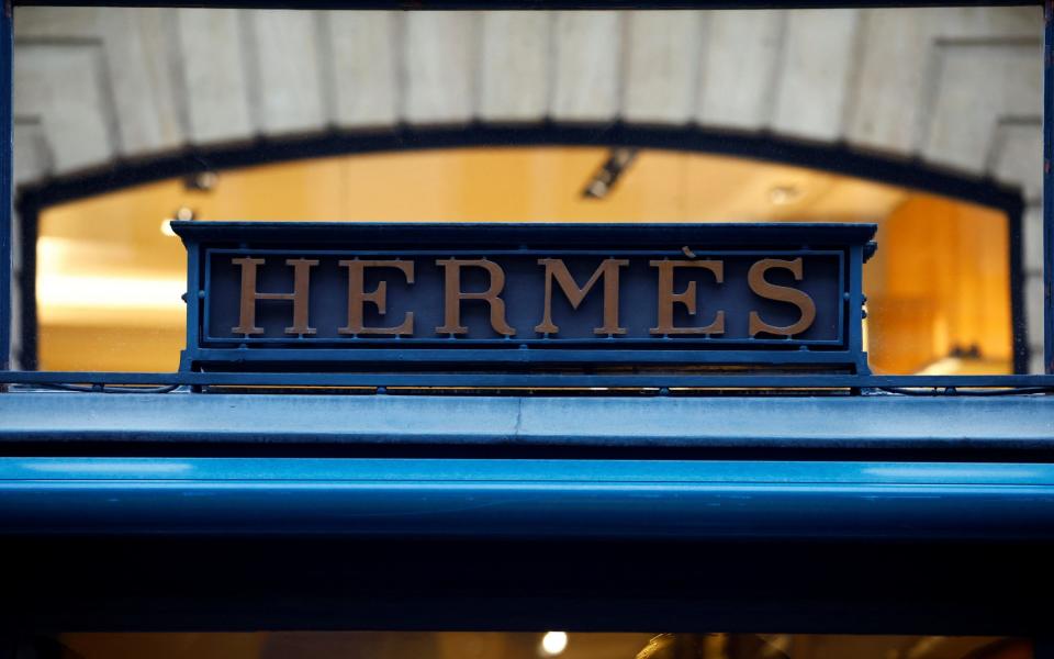 A Hermes store in Paris