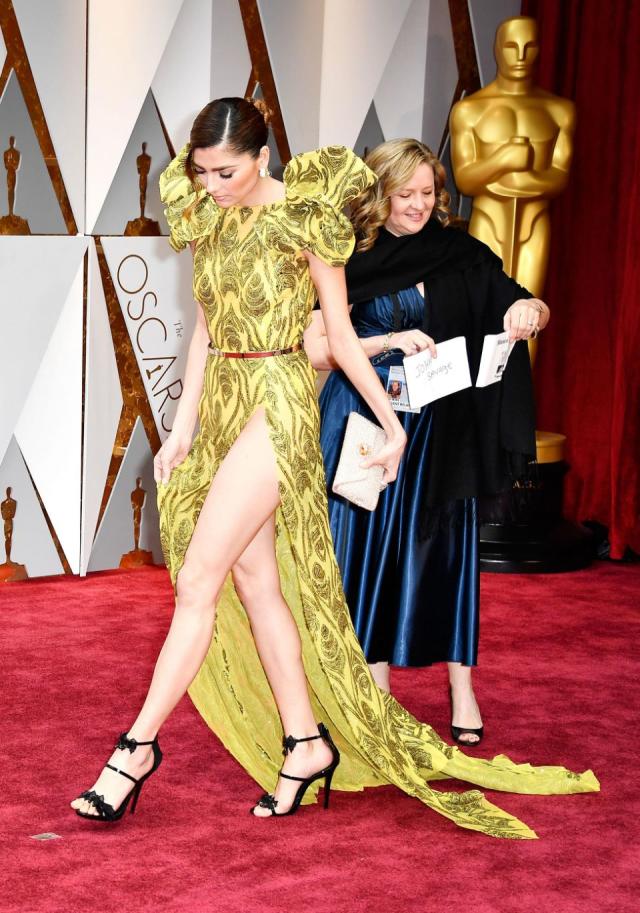 Blanca Blanco's Oscars 2017 wardrobe malfunction