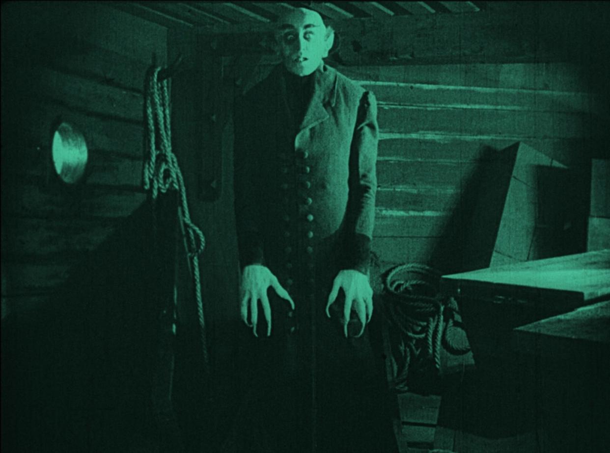 Max Schreck stars as the title character in director F.W. Murnau's silent 1922 horror classic "Nosferatu," which is celebrating its 100th anniversary this year.