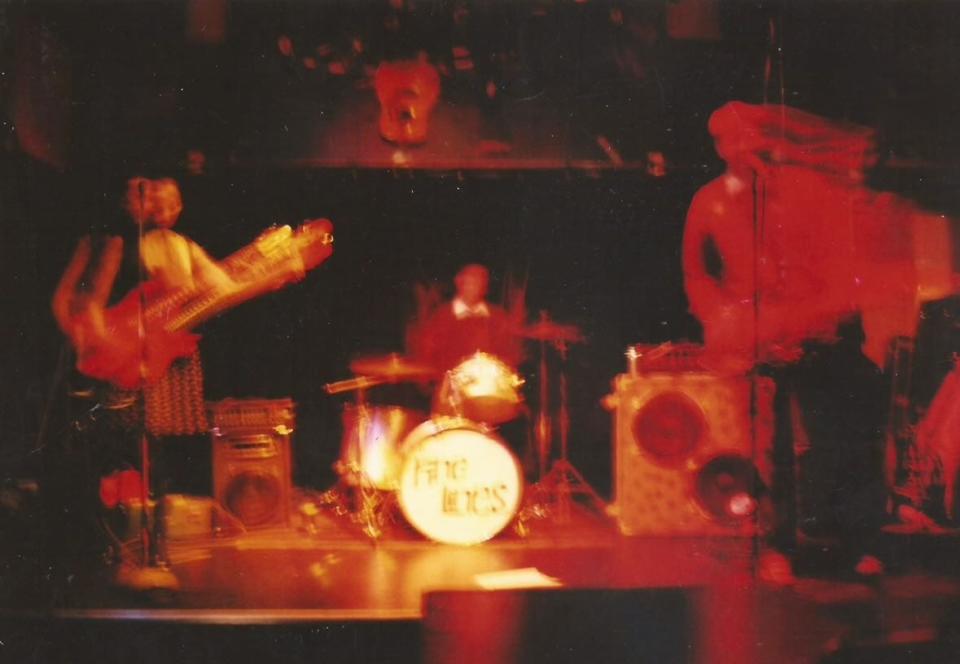 Thee Fine Lines performing at The Outland in the early 2000s.