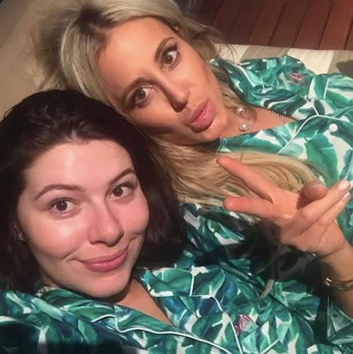 Francesca, 22, enlisted the Sweaty Betty PR founder for her publicist services in 2015, and since then, the pair have become very close friends. Source: Instagram