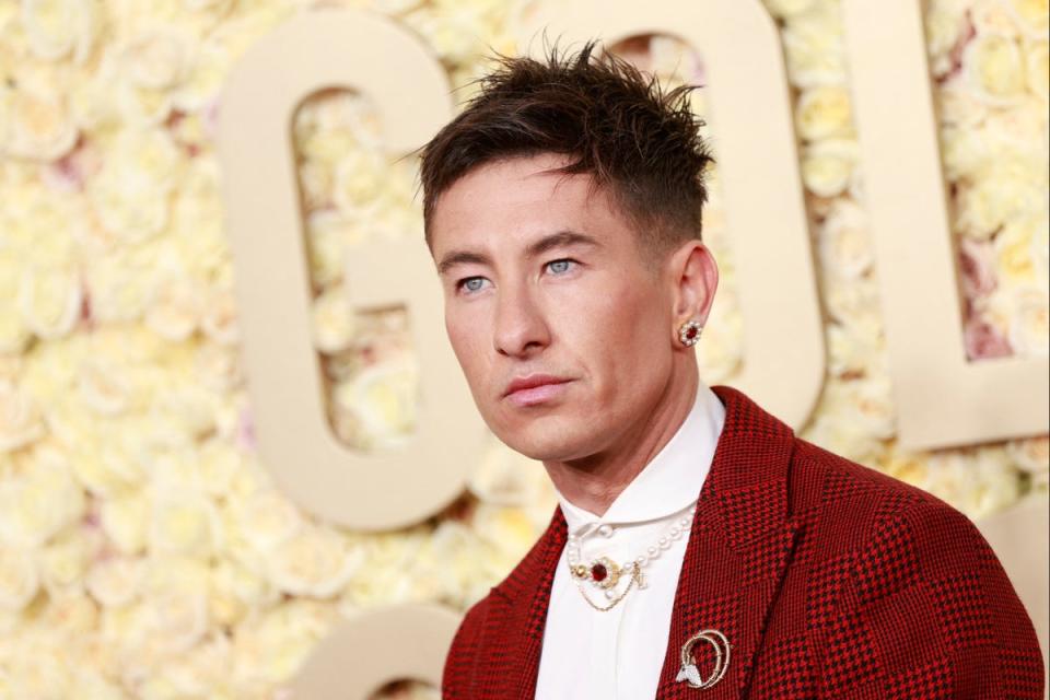 Barry Keoghan at the Golden Globes 2024 (Michael Tran/AFP via Getty Images)