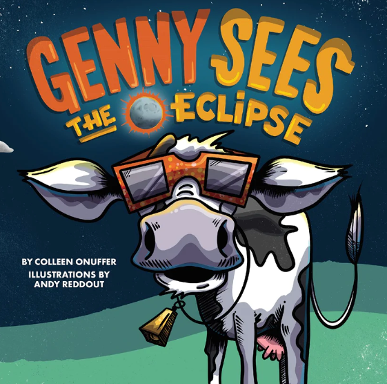 "Genny Sees The Eclipse" Original Children's Book cover