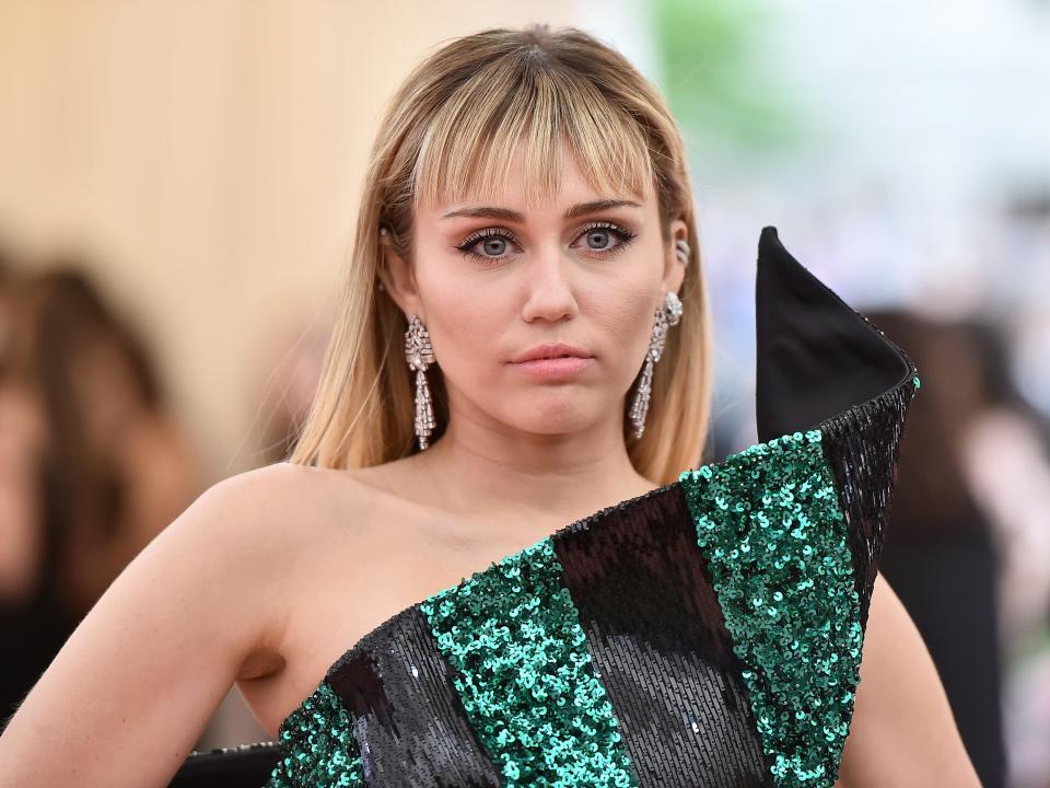 Miley Cyrus in 2019.