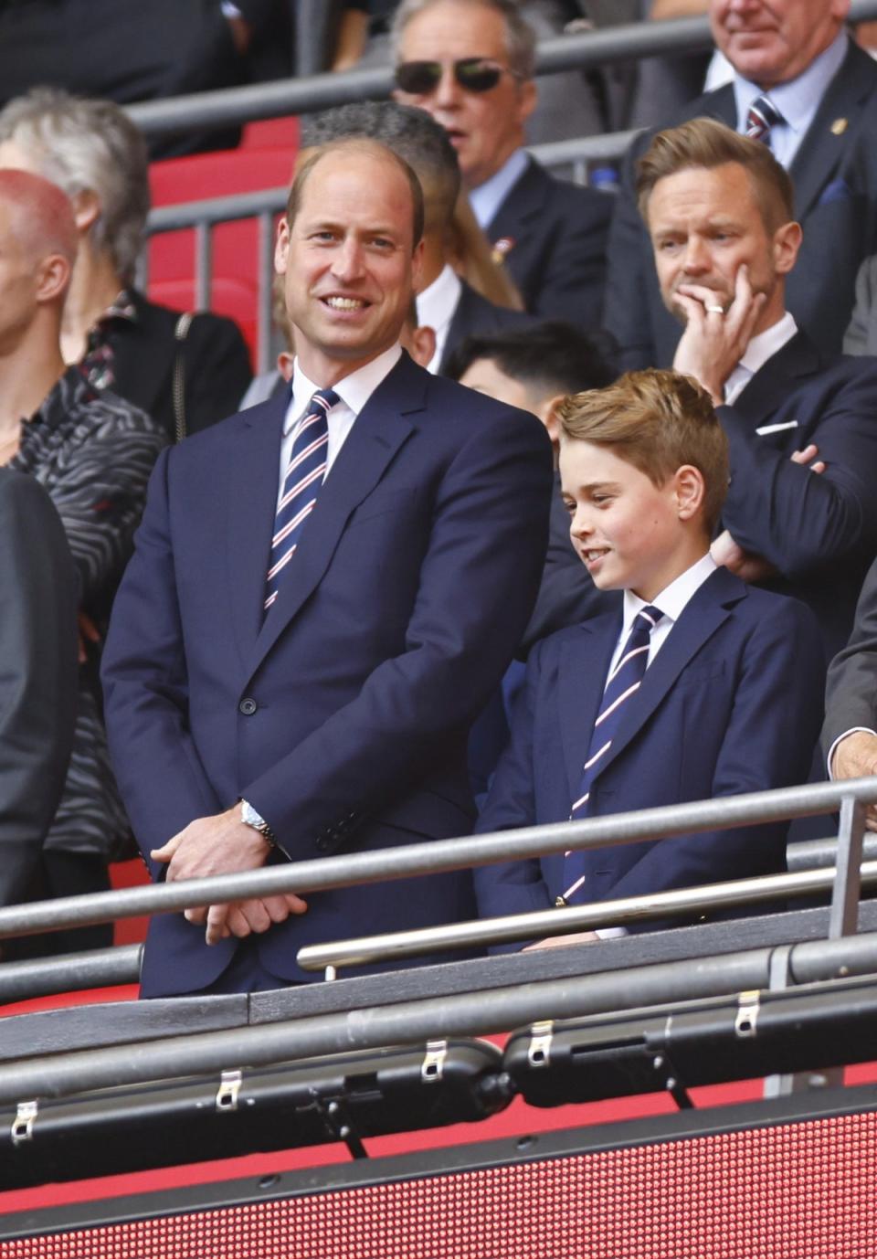 Prince William and Prince George will reportedly play key roles in the upcoming ceremony (EPA)