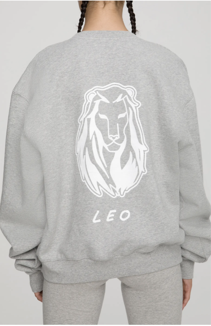 6) Oversize Zodiac Crewneck Graphic Sweatshirt