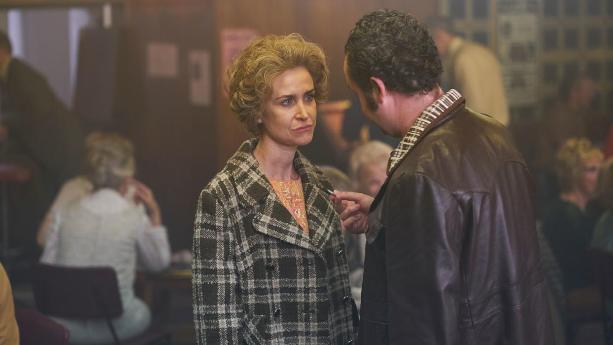  Katherine Kelly and Daniel Mays in The Long Shadow. 