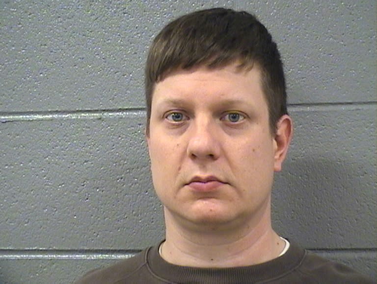 A booking photo obtained November 24, 2015 from the Cook County Sheriff's Office in Chicago, Illinois, shows Chicago Police officer Jason Van Dyke, charged with murder in the shooting death of Laquan McDonald
