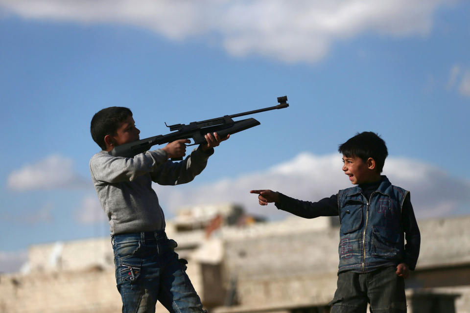 Syria’s children caught in the crossfire of civil war