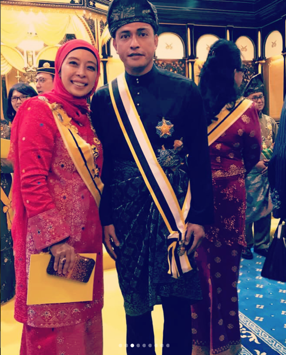 Singaporean actor Adi Putra conferred the title Datuk in Malaysia (PHOTO: @adpadiputra/Instagram)