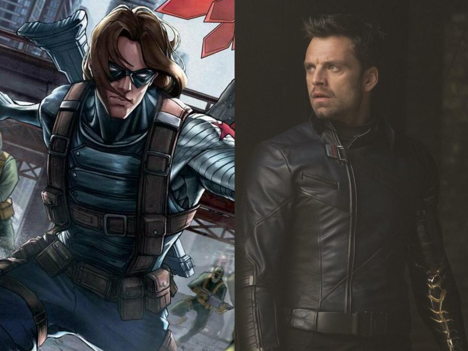 bucky in the comics and the mcu