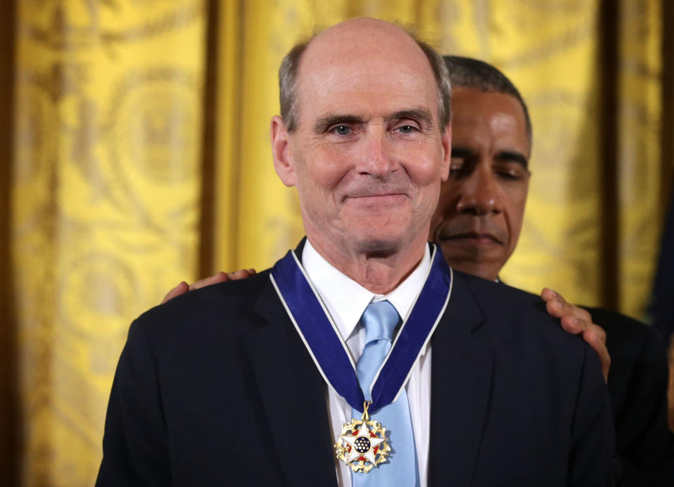 Awarded by Barack Obama in 2015.