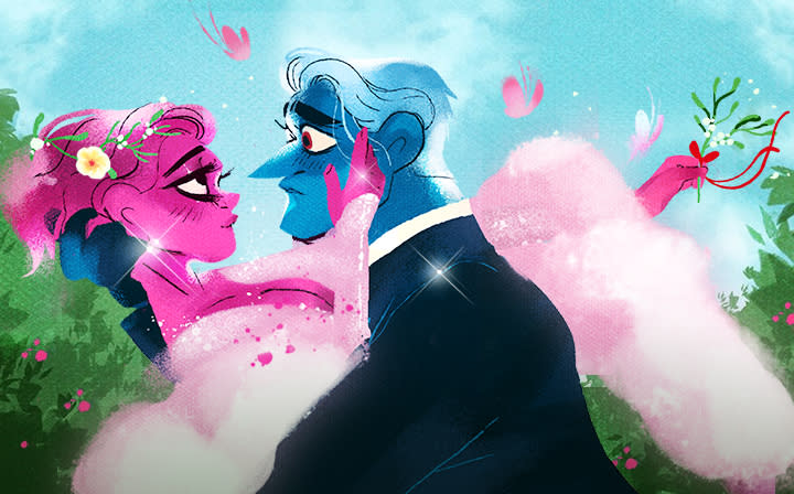 <strong><em>Lore Olympus (Rachel Smythe, WEBTOON</em></strong>)