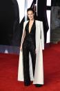 <p>Phoebe Waller Bridge, who has contributed to the film's screenplay, wore a glittering black Azzaro jumpsuit with a chic cream coat. </p>