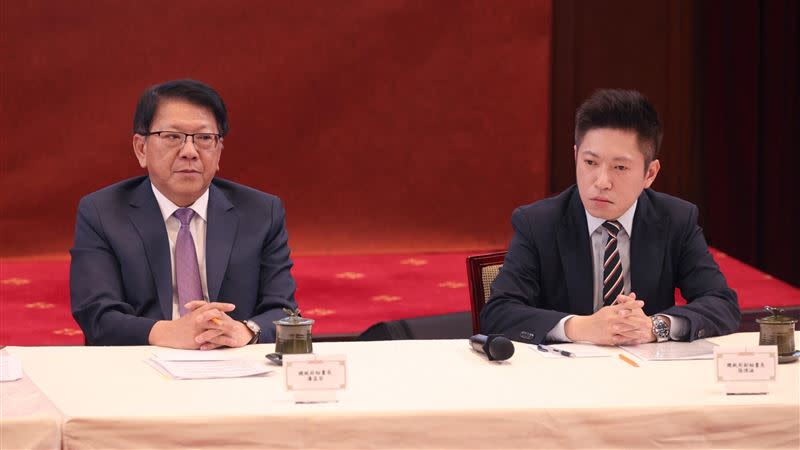 潘孟安（左）、張惇涵（右）都分享籌備委員會的過程（圖／總統府提供）