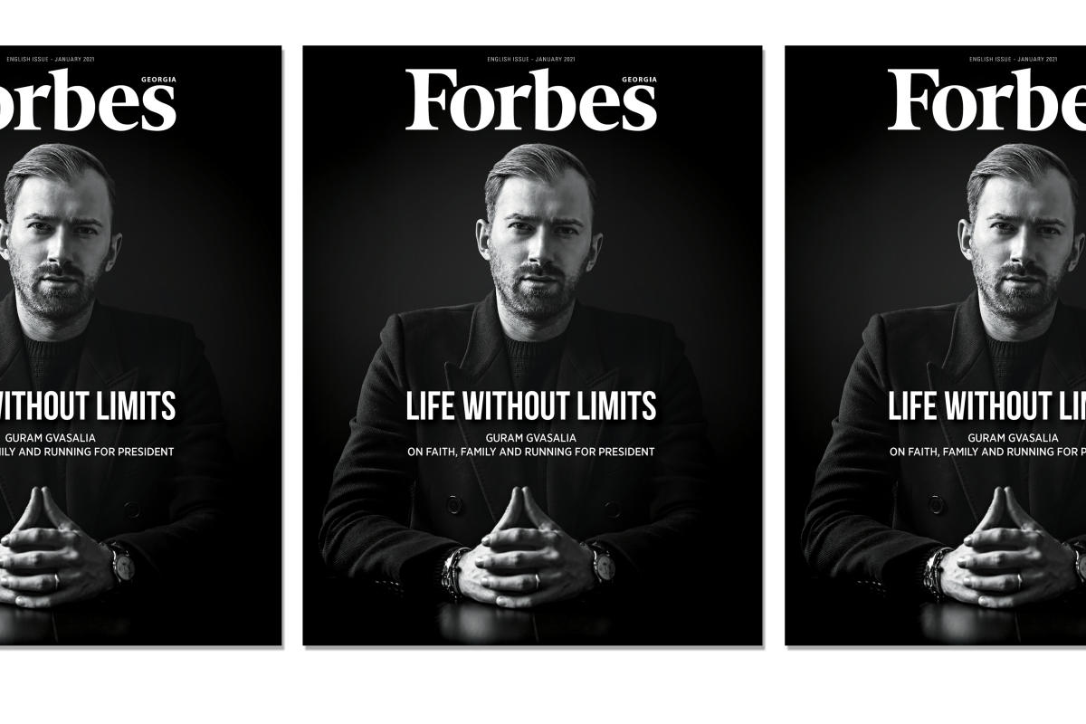 Guram Gvasalia Looks Presidential on Cover of Forbes Georgia