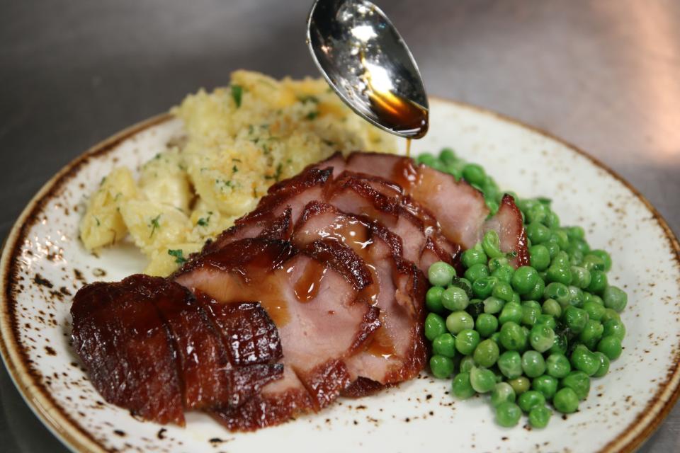 The Easter brunch menu at Coppin's will include a glazed pit ham, omelets, waffles and more.