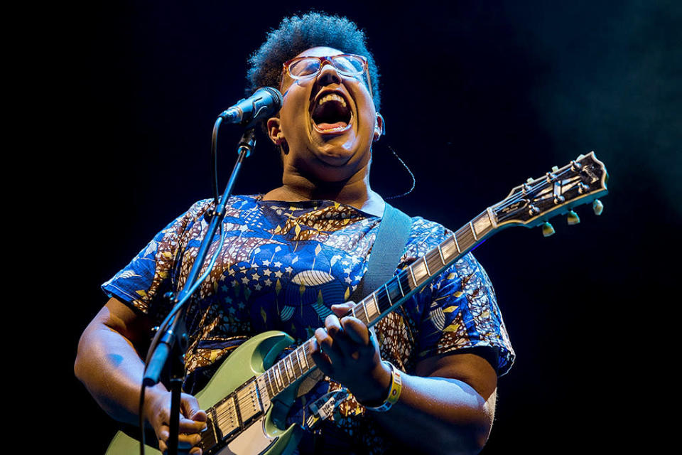 Brittany Howard of Alabama Shakes performs at the Sasquatch Music Festival at the Gorge Amphitheatre on May 29, 2016 in George, Washington.