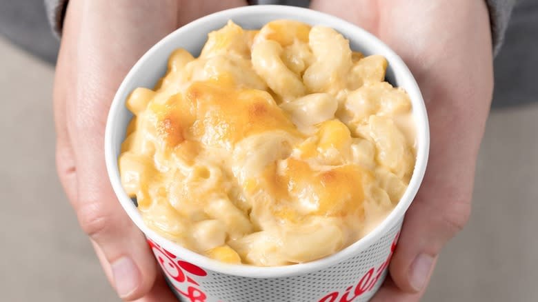 cup of mac and cheese