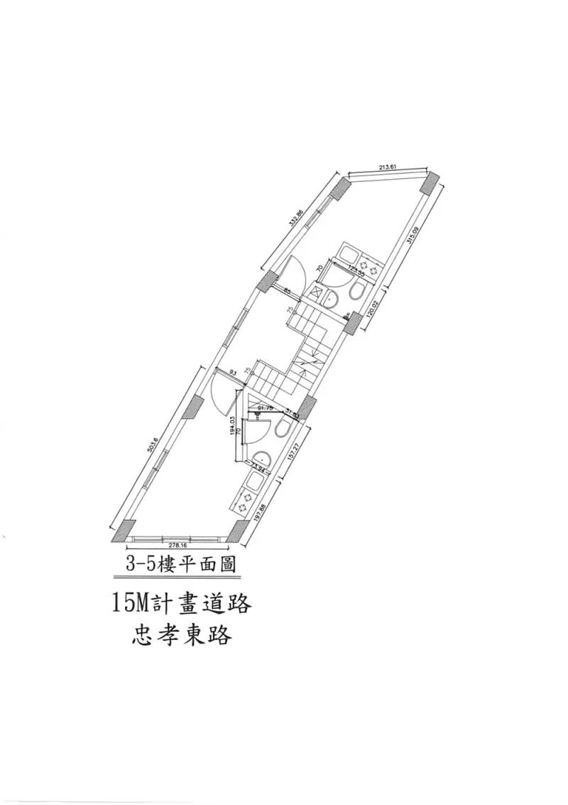 ▲3坪套房室內格局圖。（圖／翻攝591房屋網）