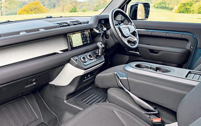 Style and strength: the commercial has the same interior as the standard car - Alex Tapley
