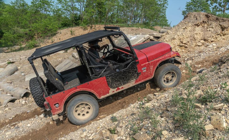 <p>Mahindra Roxor</p>