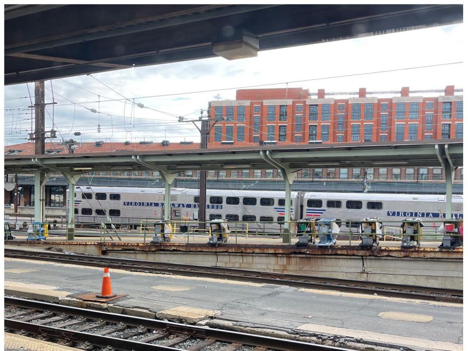 D.C.'s Union Station from the Amtrak Window