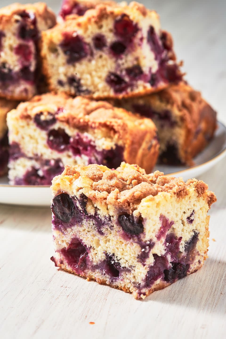 <p>The crumble topping is straight addictive. </p><p>Get the recipe from <a href="https://www.delish.com/cooking/recipe-ideas/a27920478/blueberry-buckle-recipe/" rel="nofollow noopener" target="_blank" data-ylk="slk:Delish;elm:context_link;itc:0;sec:content-canvas" class="link ">Delish</a>.</p>