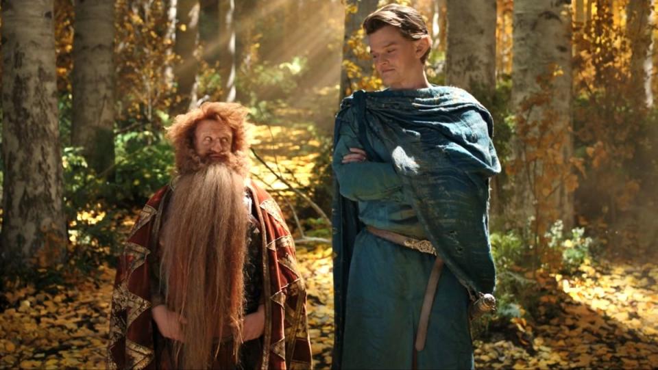 Elrond and Durin's friendship on the Lord of the Rings the Rings of Power could lead to the creation of the Doors of Durin