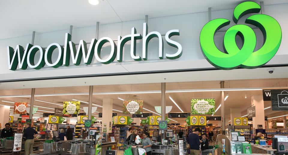 Woolworths store. 