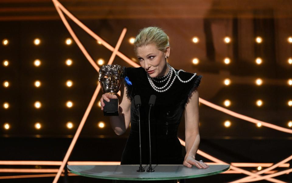 Cate Blanchet wins the Leading Actress Bafta - Stuart Wilson/BAFTA/Getty
