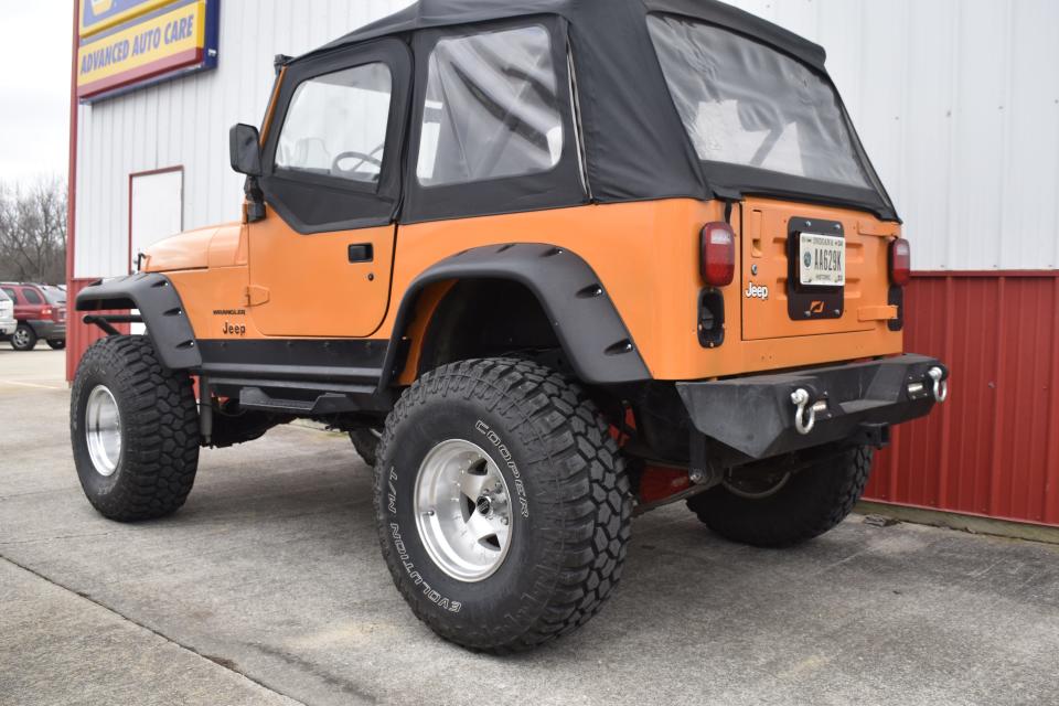 Brian Green has been rebuilding this1991 Jeep the past few years.