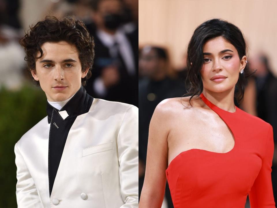 timothee chalamet kylie jenner