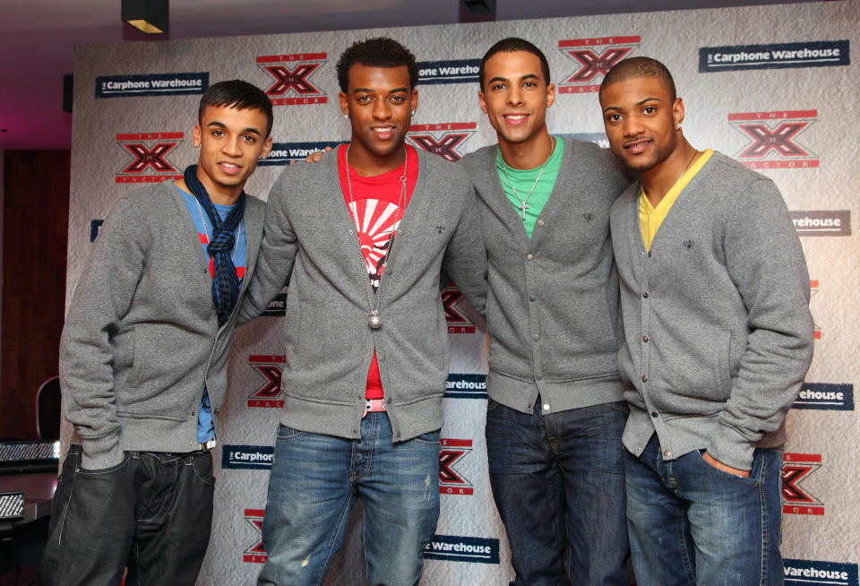 LONDON - DECEMBER 01:  JLS attend a secret X Factor gig at the Carphone Warehouse, Oxford St December 1, 2008 in London, England.  (Photo by Mike Marsland/WireImage)
