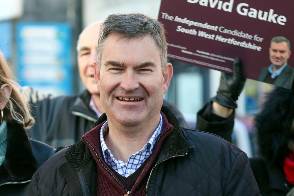 Independent candidate David Gauke is standing in South West Hertfordshire (PA)