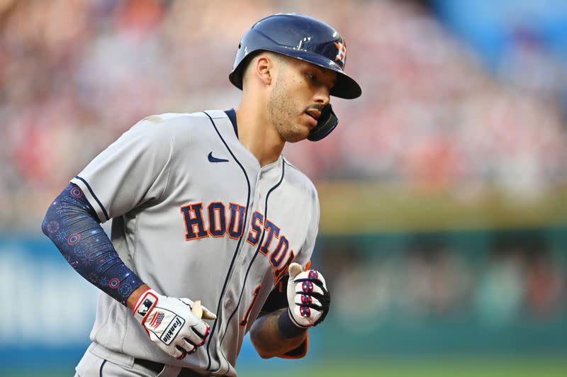 MLB: Houston Astros at Cleveland Indians