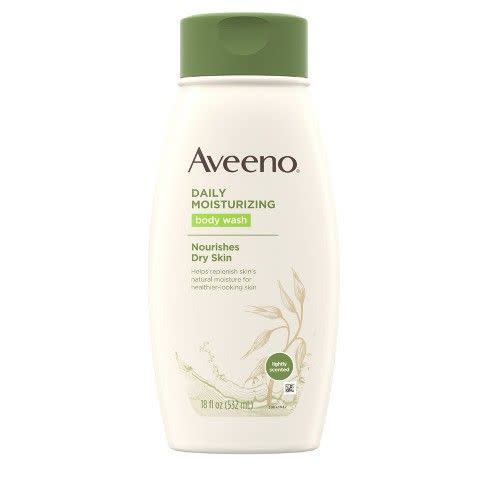 <p><strong>Aveeno</strong></p><p>amazon.com</p><p><strong>$18.71</strong></p><p><a href="https://www.amazon.com/dp/B004B87LP4?tag=syn-yahoo-20&ascsubtag=%5Bartid%7C10055.g.29075650%5Bsrc%7Cyahoo-us" rel="nofollow noopener" target="_blank" data-ylk="slk:Shop Now" class="link ">Shop Now</a></p><p>One of the most hydrating formulas in the GH Beauty Lab's most recent test of moisturizing body washes, Aveeno's cream-gel formula perfectly preserved the skin's moisture barrier in Lab testing of transepidermal water loss (a.k.a. the measurement of the barrier function of skin) — the sign of a good body wash. It also <strong>scored highest for having a luxurious lather and a pleasant-but-not-overpowering fragrance</strong>. "I loved the fresh, clean smell, and the lather was creamy without being too heavy," one consumer tester reported.</p><p><em>Price is for a pack of 2</em></p>