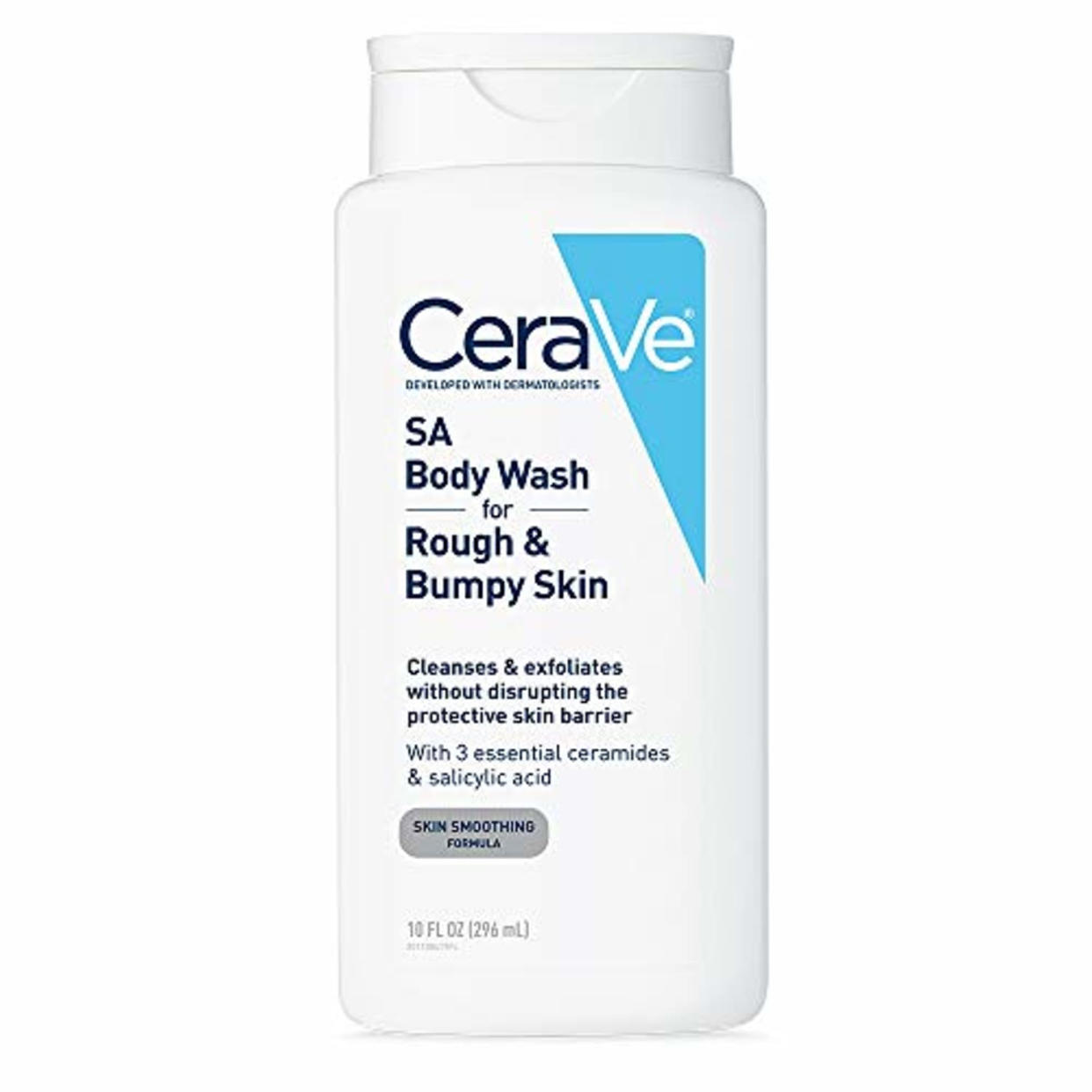 CeraVe Body Wash with Salicylic Acid | Fragrance Free Body Wash to Exfoliate Rough and Bumpy Skin | Allergy Tested | 10 Ounce (AMAZON)